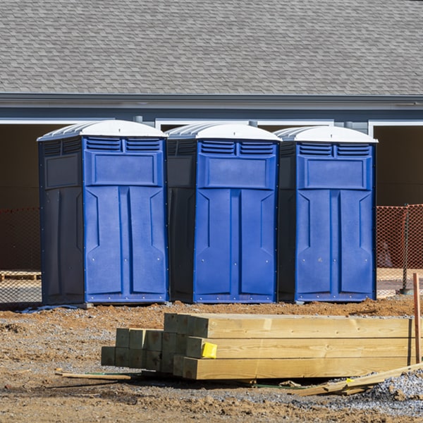 how often are the portable restrooms cleaned and serviced during a rental period in Red Bank NJ
